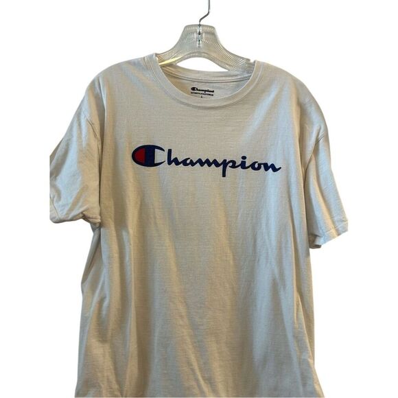 Champion Men's Graphic Print T-Shirt White Size L Short Sleeve - Picture 5 of 8